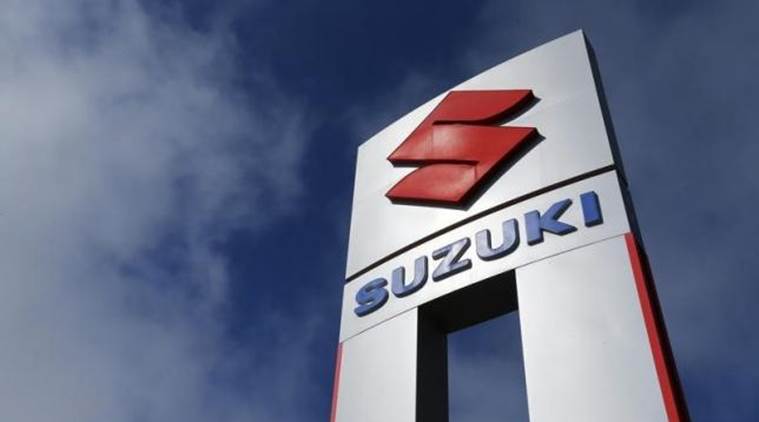 A view shows a Suzuki car dealership sign in National City