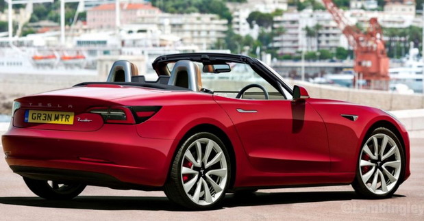 Tesla Model 3 kabriolet