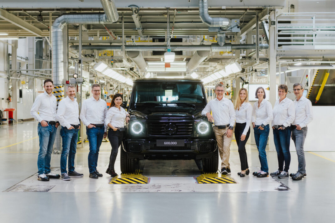 600.000. Mercedes-Benz G-Klasse: Erfolgsgeschichte geht weiter600,000th Mercedes-Benz G-Class: Success story continues