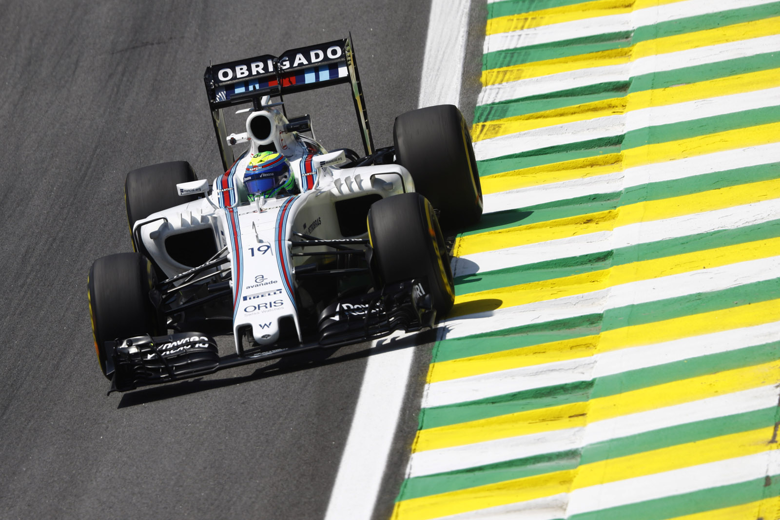 Interlagos, Sao Paulo, Brazil.Friday 11 November 2016.Felipe Massa, Williams FW38 Mercedes.Photo: Glenn Dunbar/Williamsref: Digital Image _R3I6232