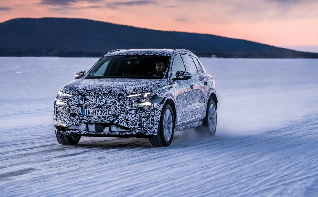 Audi го тестира Q6 e-tron во екстремни зимски услови