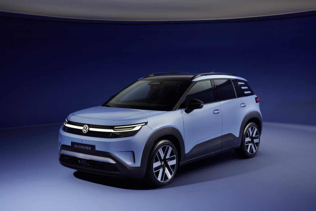The all-new electric ID. Cross